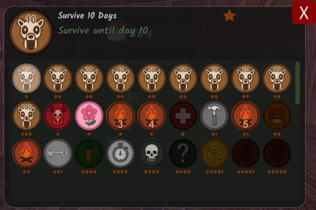 99 Nights in the Forest badges